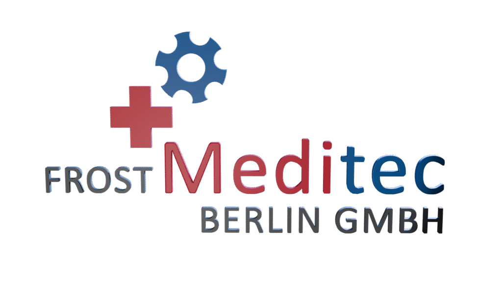 3D Logo aus 2D Vorlagen von der Webseite Frost Meditec Berlin GmbH
